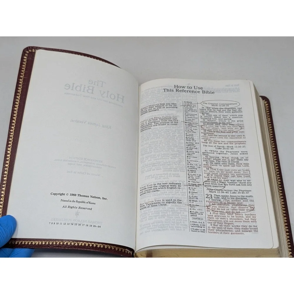 Holy Bible 1985 King James Version Words of Christ in Red Regency‎ 2005 MBG